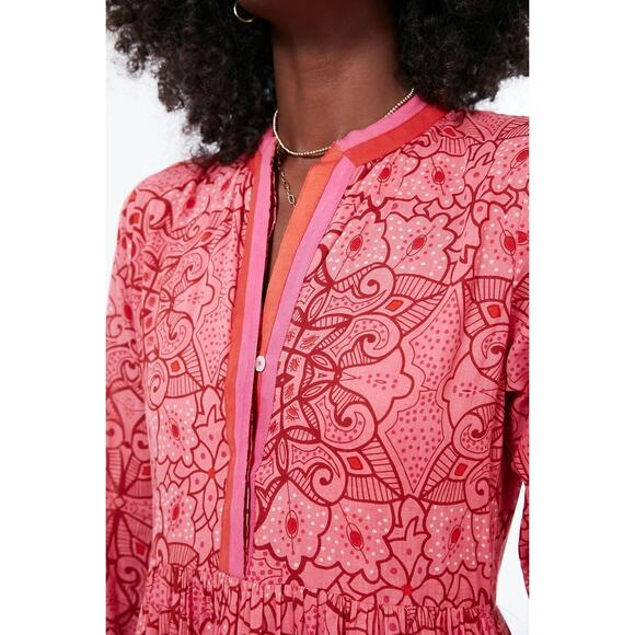 RO'S GARDEN Exclusive Pink Floral Diwali Dress Size XS NWT - Picture 5 of 8
